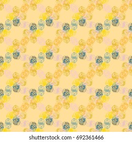 Abstract color seamless pattern for new background.
