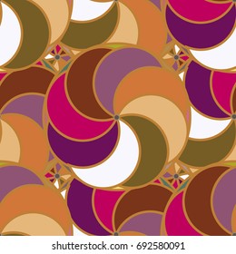 Abstract color seamless pattern for new background.