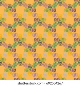 Abstract color seamless pattern for new background.