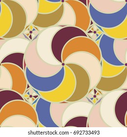 Abstract color seamless pattern for new background.
