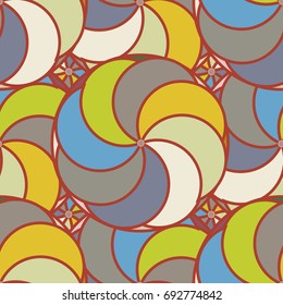 Abstract color seamless pattern for new background.