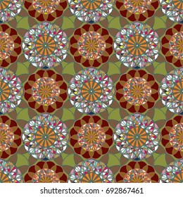 Abstract color seamless pattern for new background.
