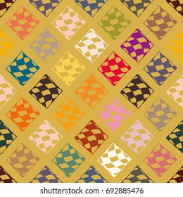 Abstract color seamless pattern for new background.