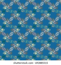 Abstract color seamless pattern for new background.