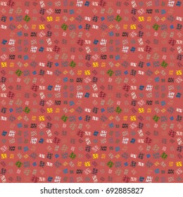 Abstract color seamless pattern for new background.