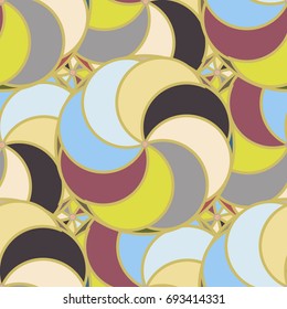 Abstract color seamless pattern for new background.