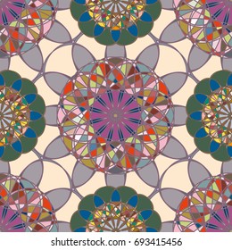 Abstract color seamless pattern for new background.