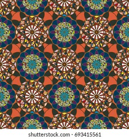 Abstract color seamless pattern for new background.