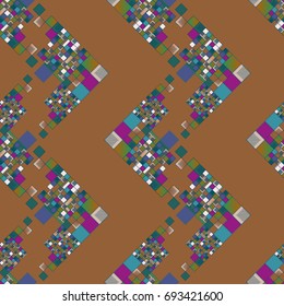 Abstract color seamless pattern for new background.