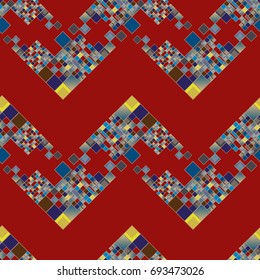 Abstract color seamless pattern for new background.