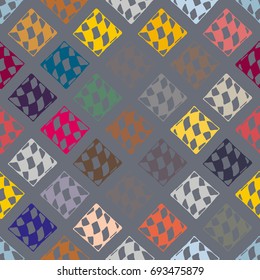 Abstract color seamless pattern for new background.