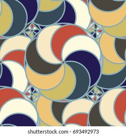 Abstract color seamless pattern for new background.