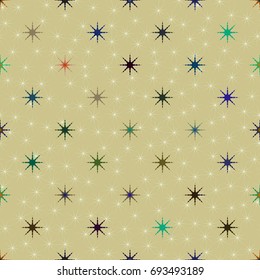 Abstract color seamless pattern for new background.