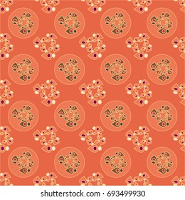 Abstract color seamless pattern for new background.