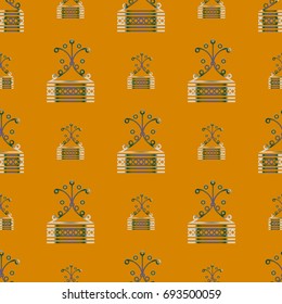 Abstract color seamless pattern for new background.