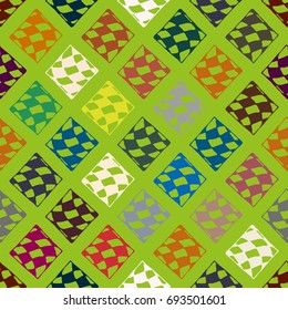 Abstract color seamless pattern for new background.