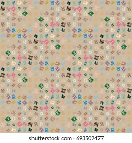 Abstract color seamless pattern for new background.