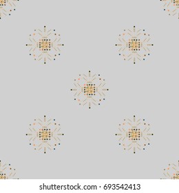 Abstract color seamless pattern for new background.