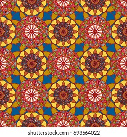 Abstract color seamless pattern for new background.