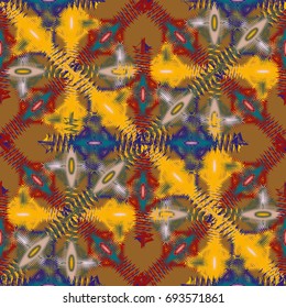 Abstract color seamless pattern for new background.