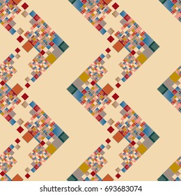 Abstract color seamless pattern for new background.