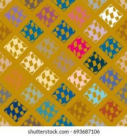 Abstract color seamless pattern for new background.