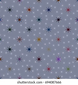Abstract color seamless pattern for new background.