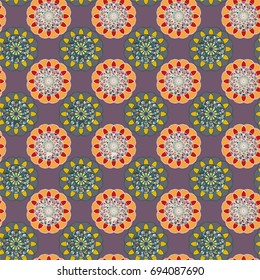 Abstract color seamless pattern for new background.