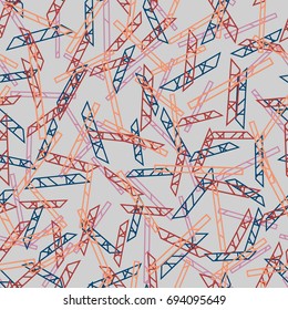 Abstract color seamless pattern for new background.