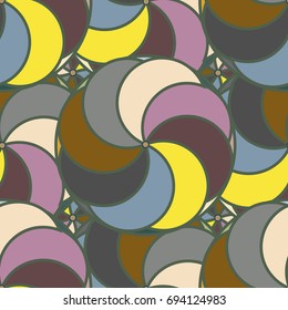Abstract color seamless pattern for new background.