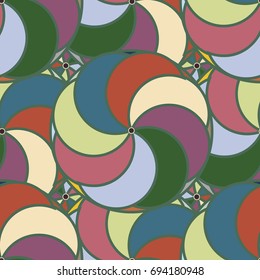 Abstract color seamless pattern for new background.