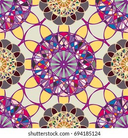 Abstract color seamless pattern for new background.