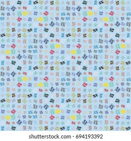Abstract color seamless pattern for new background.