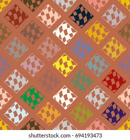 Abstract color seamless pattern for new background.