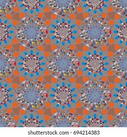 Abstract color seamless pattern for new background.