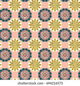 Abstract color seamless pattern for new background.
