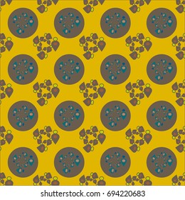 Abstract color seamless pattern for new background.