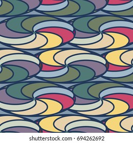 Abstract color seamless pattern for new background.