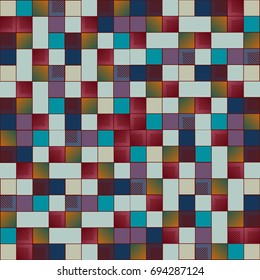 Abstract color seamless pattern for new background.