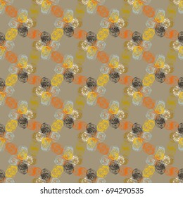 Abstract color seamless pattern for new background.