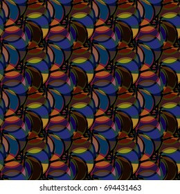 Abstract color seamless pattern for new background.