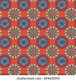 Abstract color seamless pattern for new background.
