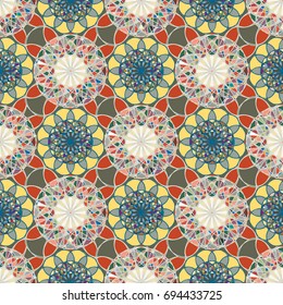 Abstract color seamless pattern for new background.