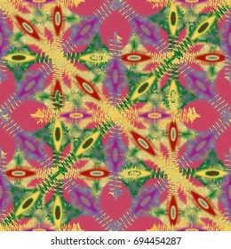 Abstract color seamless pattern for new background.