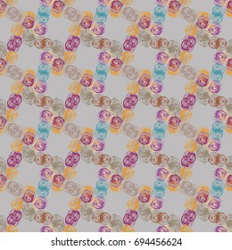 Abstract color seamless pattern for new background.