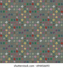 Abstract color seamless pattern for new background.