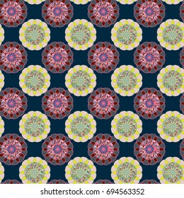 Abstract color seamless pattern for new background.