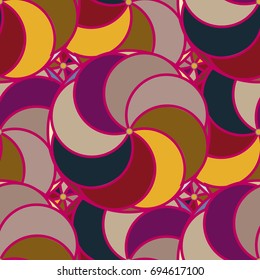 Abstract color seamless pattern for new background.