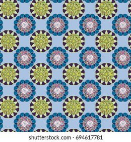 Abstract color seamless pattern for new background.