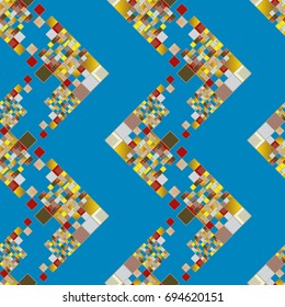 Abstract color seamless pattern for new background.